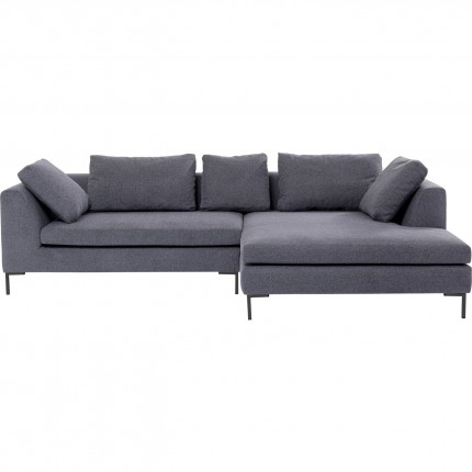 Canapé d'angle Gianna droite gris Kare Design