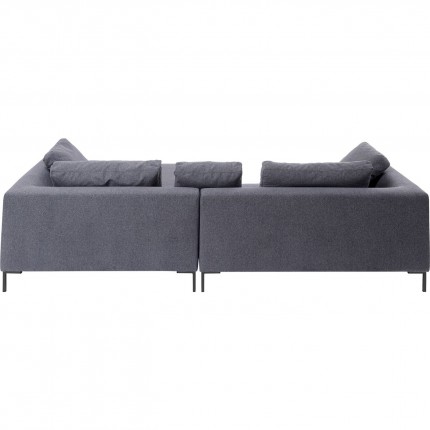 Canapé d'angle Gianna 290cm droite gris foncé Kare Design