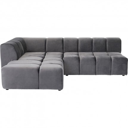 Canapé d'angle Belami gauche gris Kare Design