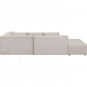 Canapé d'angle Infinity Ottomane droite crème Kare Design