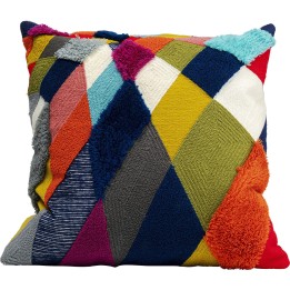 Coussin Diamonds multicolore 45x45cm Kare Design