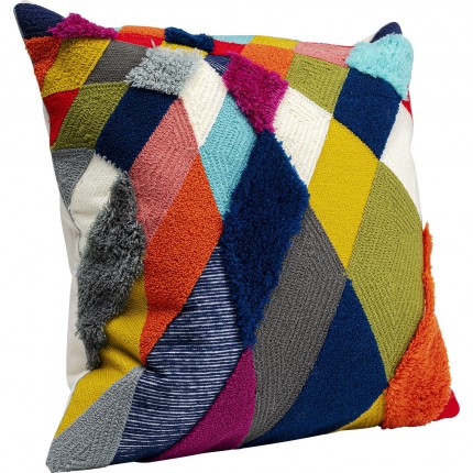 Coussin diamants multicolores Kare Design