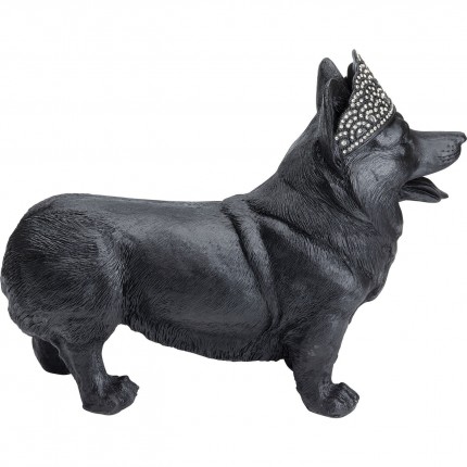 Déco corgi royal noir Kare Design