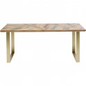 Table Abstract 180x90cm laiton Kare Design