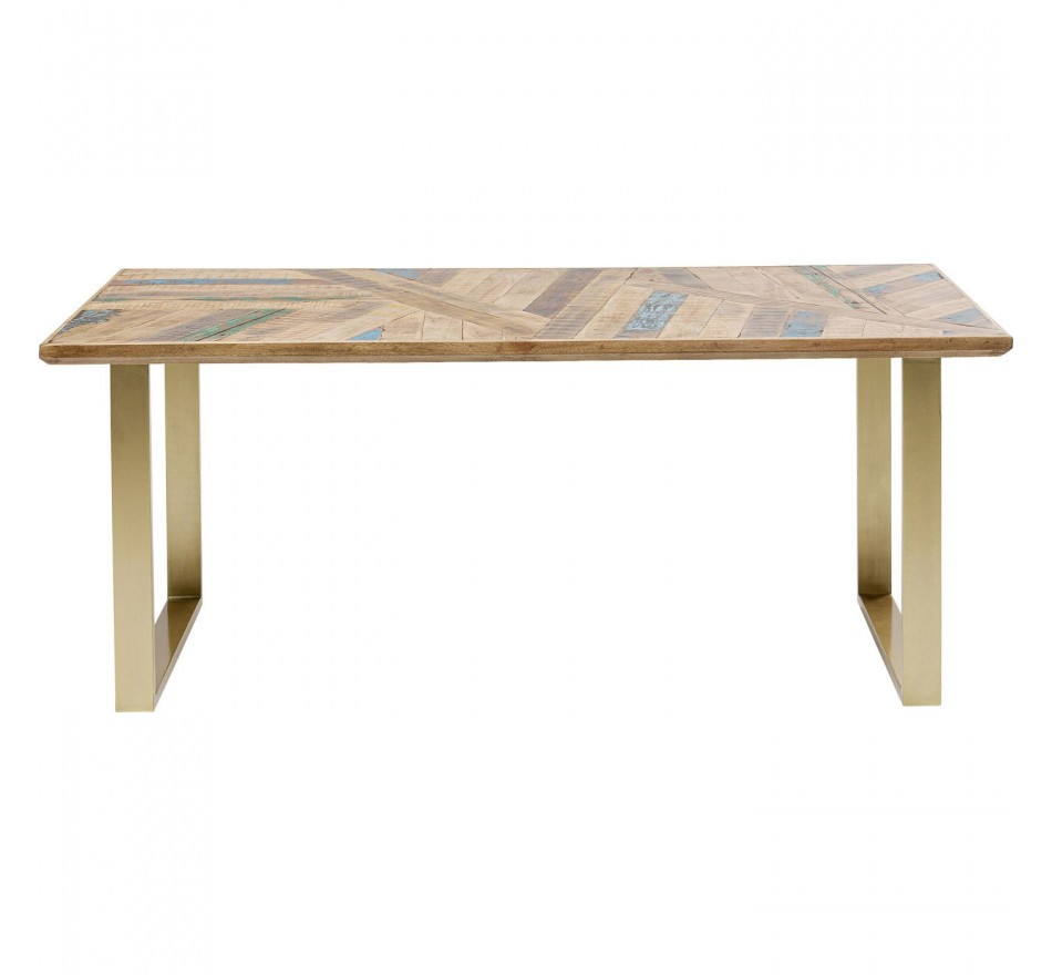 Table Abstract 180x90cm laiton Kare Design