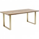 Table Parquet 180x90cm laiton Kare Design