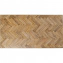 Table Parquet 180x90cm laiton Kare Design