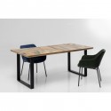 Table Abstract noire 180x90cm Kare Design