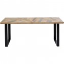 Table Abstract noire 180x90cm Kare Design