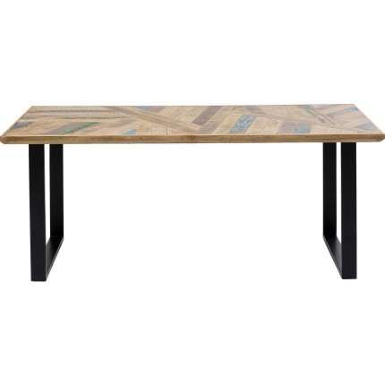 Table Abstract 180x90cm noire Kare Design