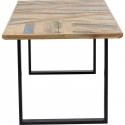 Table Abstract noire 180x90cm Kare Design