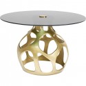 Table Volcano 120cm dorée Kare Design