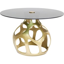 Table Volcano 120cm dorée Kare Design