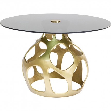 Table Volcano 120cm gold Kare Design