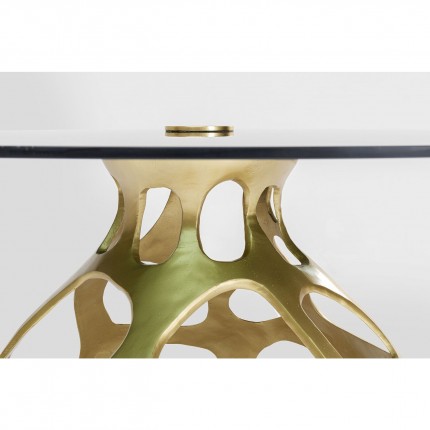 Table Volcano 120cm dorée Kare Design