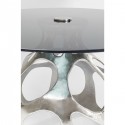 Table Volcano argenté 120cm Kare Design