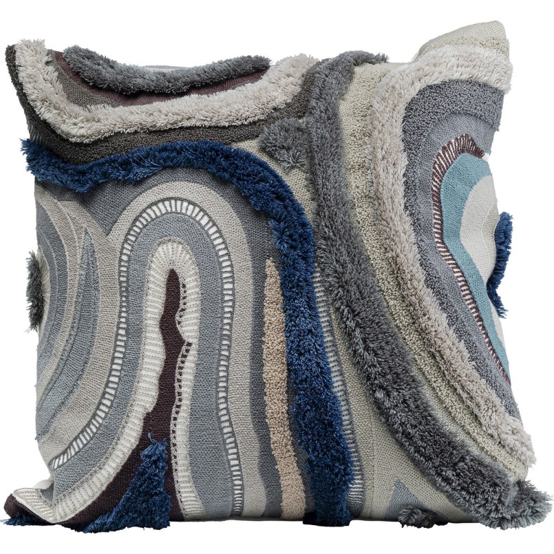 Coussin Lava gris 45x45cm