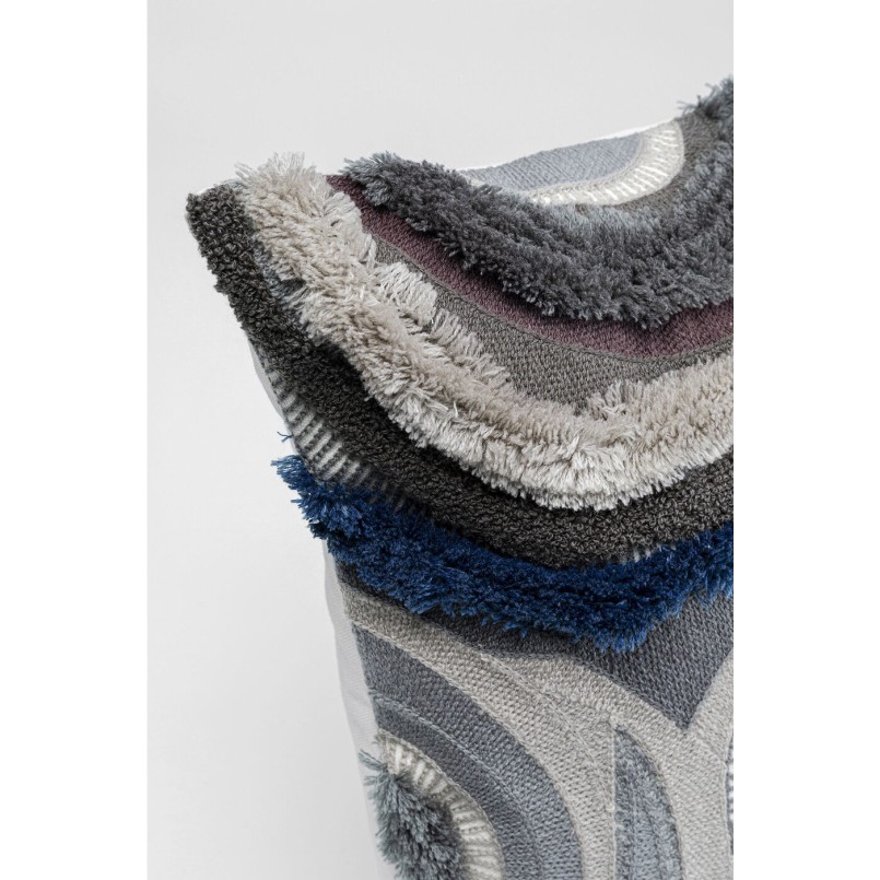 Coussin Lava gris 45x45cm Kare Design