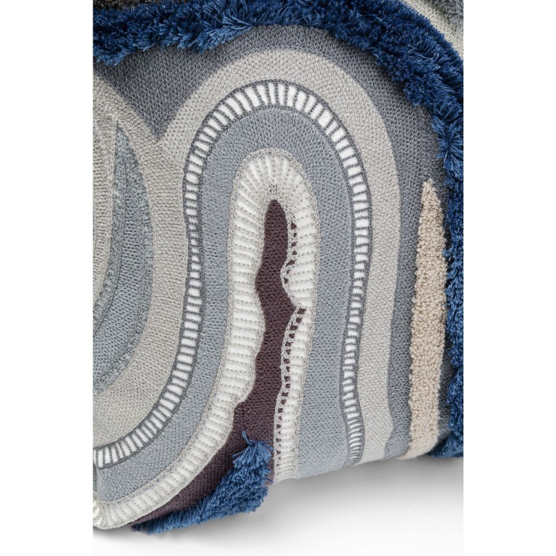Coussin Lava gris 45x45cm Kare Design