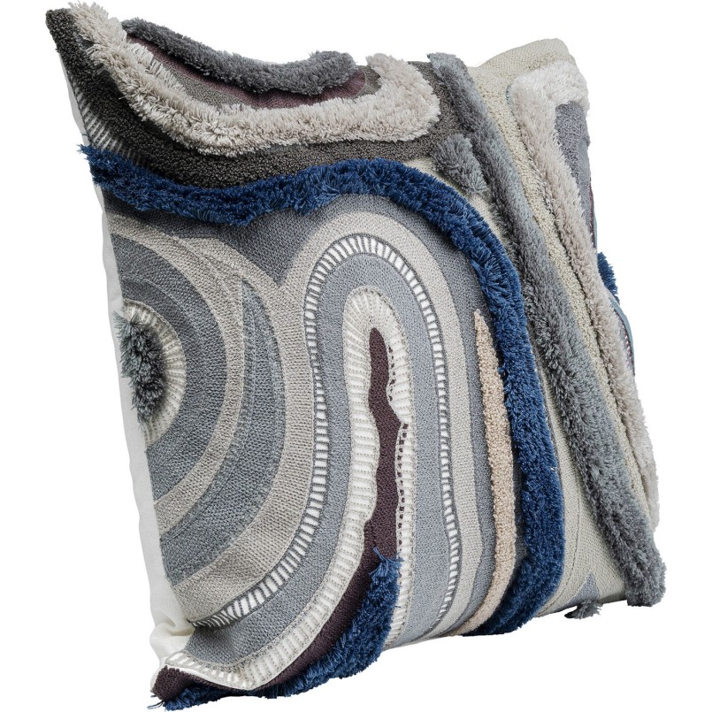Coussin Lava gris 45x45cm Kare Design