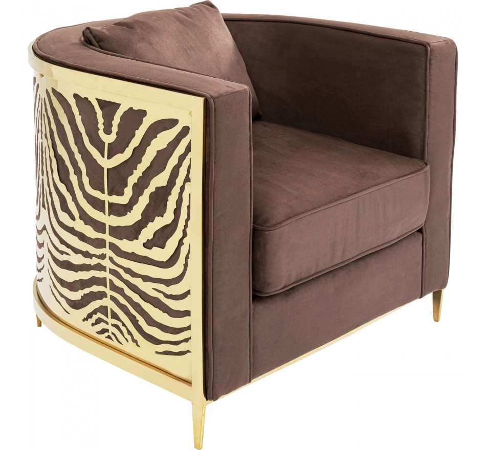 Fauteuil Matteo marron Kare Design