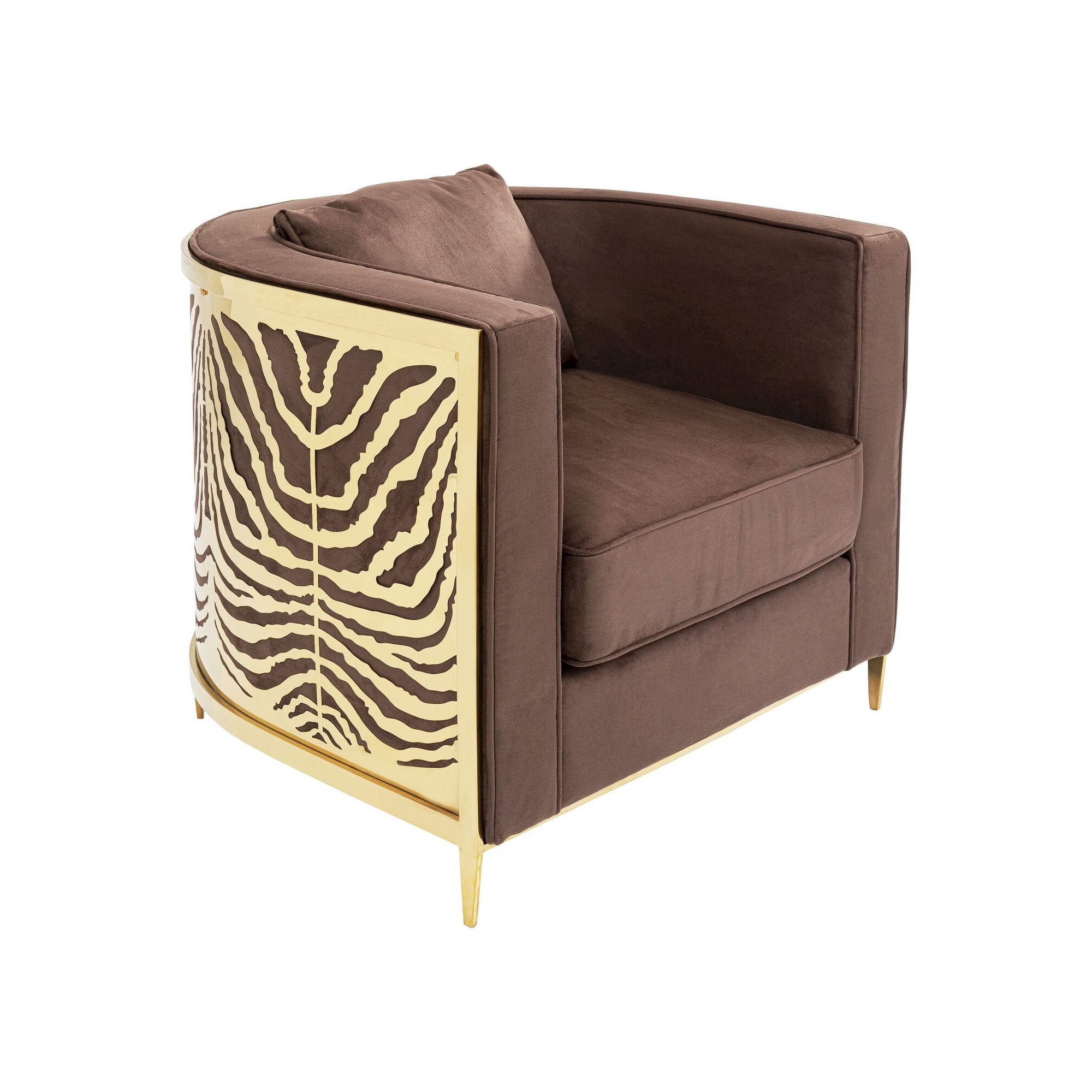 Fauteuil Matteo marron Kare Design