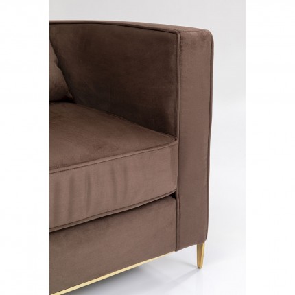 Fauteuil Matteo marron Kare Design