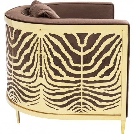 Fauteuil Matteo marron Kare Design