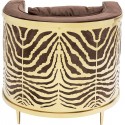 Fauteuil Matteo marron Kare Design