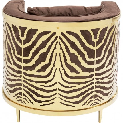 Fauteuil Matteo marron Kare Design