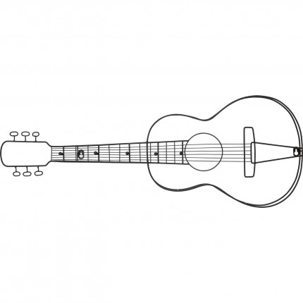 Portemanteau mural Guitare 81cm Kare Design