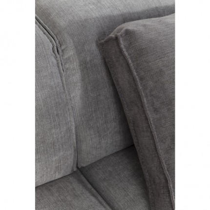 Canapé d'angle Infinity Boston droite gris 237cm Kare Design