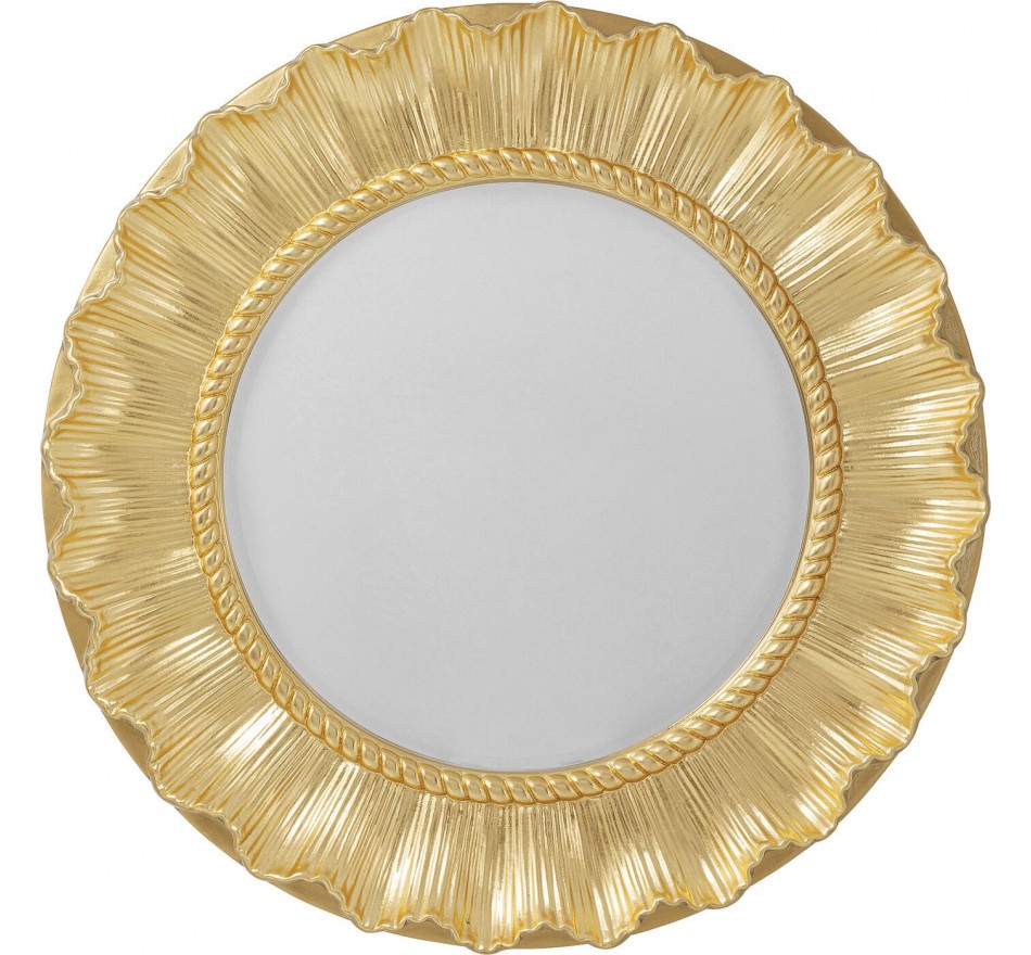 Miroir Sun Ray 84cm doré Kare Design