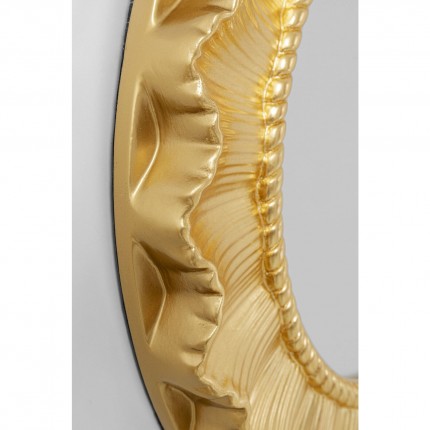 Miroir Sun Ray 84cm doré Kare Design