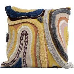 Coussin Lava marron 45x45cm Kare Design