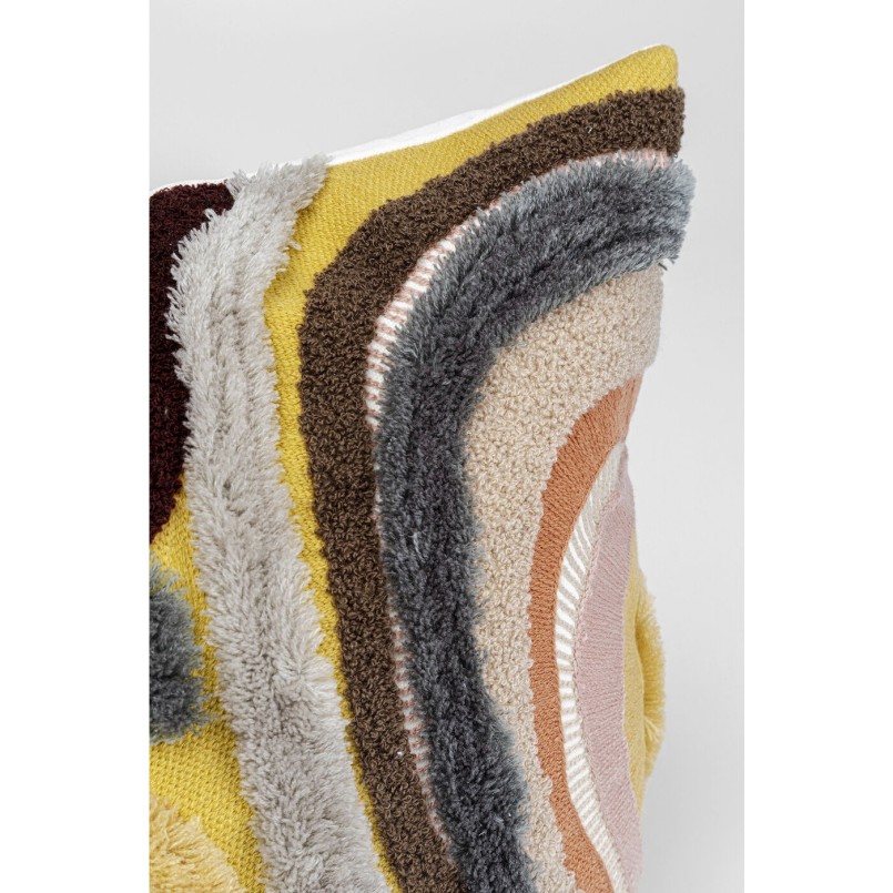 Coussin Lava marron 45x45cm Kare Design