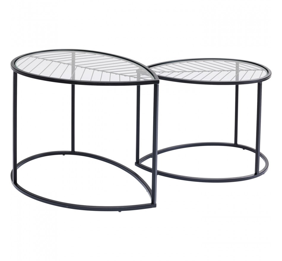 Table d'appoint Linnea set de 2 Kare Design