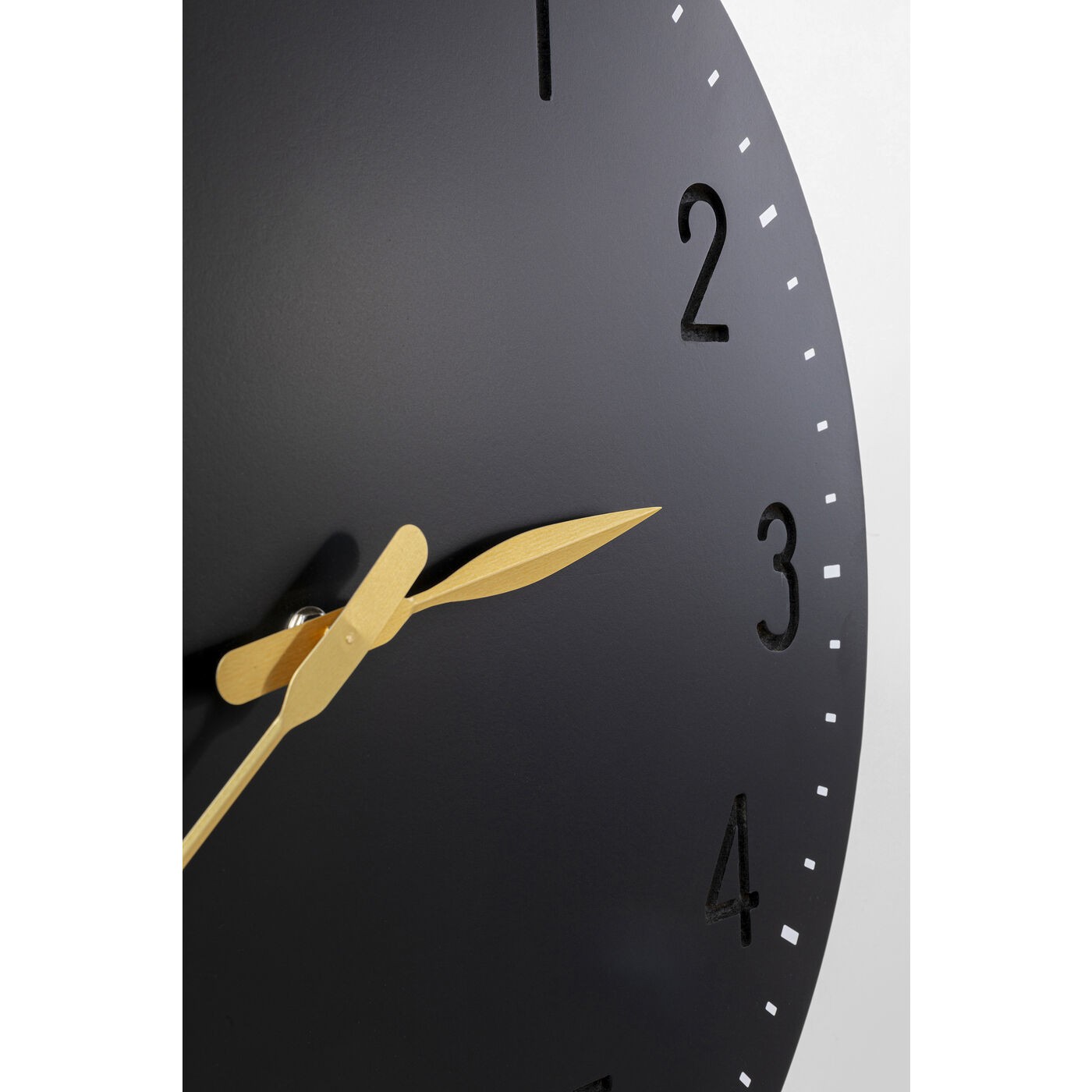 Horloge murale Mailo 50cm noire Kare Design
