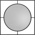 Miroir mural Stanford Frame noir mat 90cm Kare Design