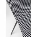 Chaise Frida noir et blanc Kare Design