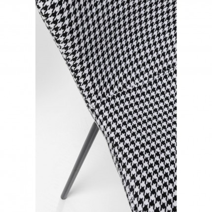 Chaise Frida noir et blanc Kare Design
