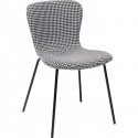 Chaise Frida noir et blanc Kare Design