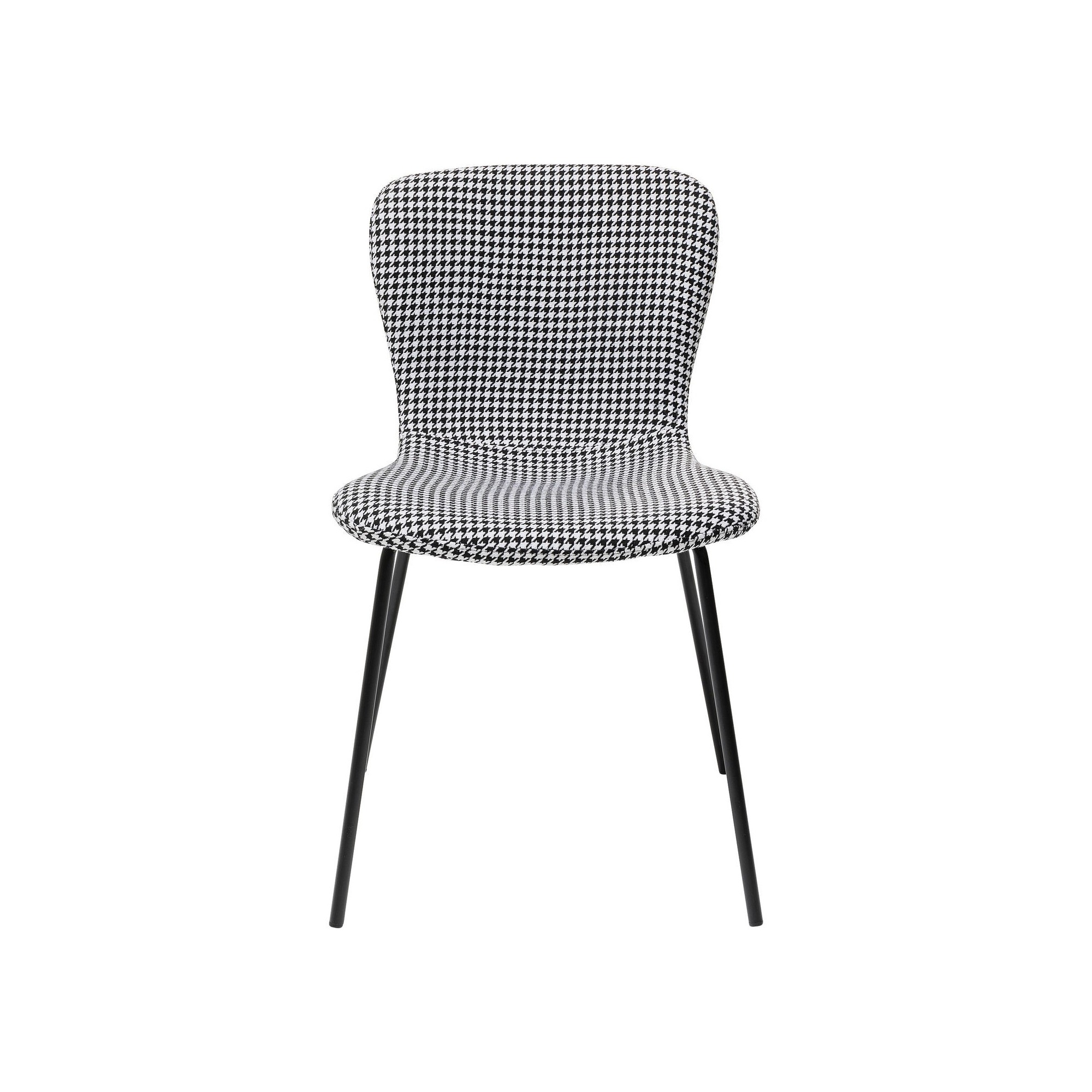 Chaise Frida noir et blanc Kare Design