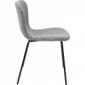 Chaise Frida noir et blanc Kare Design