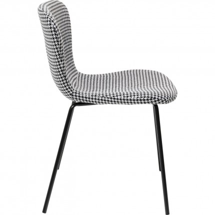 Chaise Frida noir et blanc Kare Design
