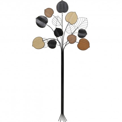 Portemanteau mural feuilles automne 188cm Kare Design