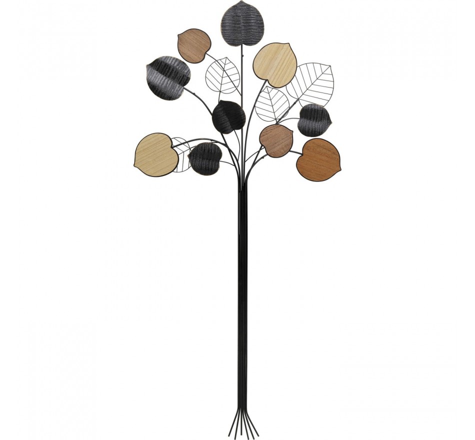Portemanteau mural feuilles automne 188cm Kare Design