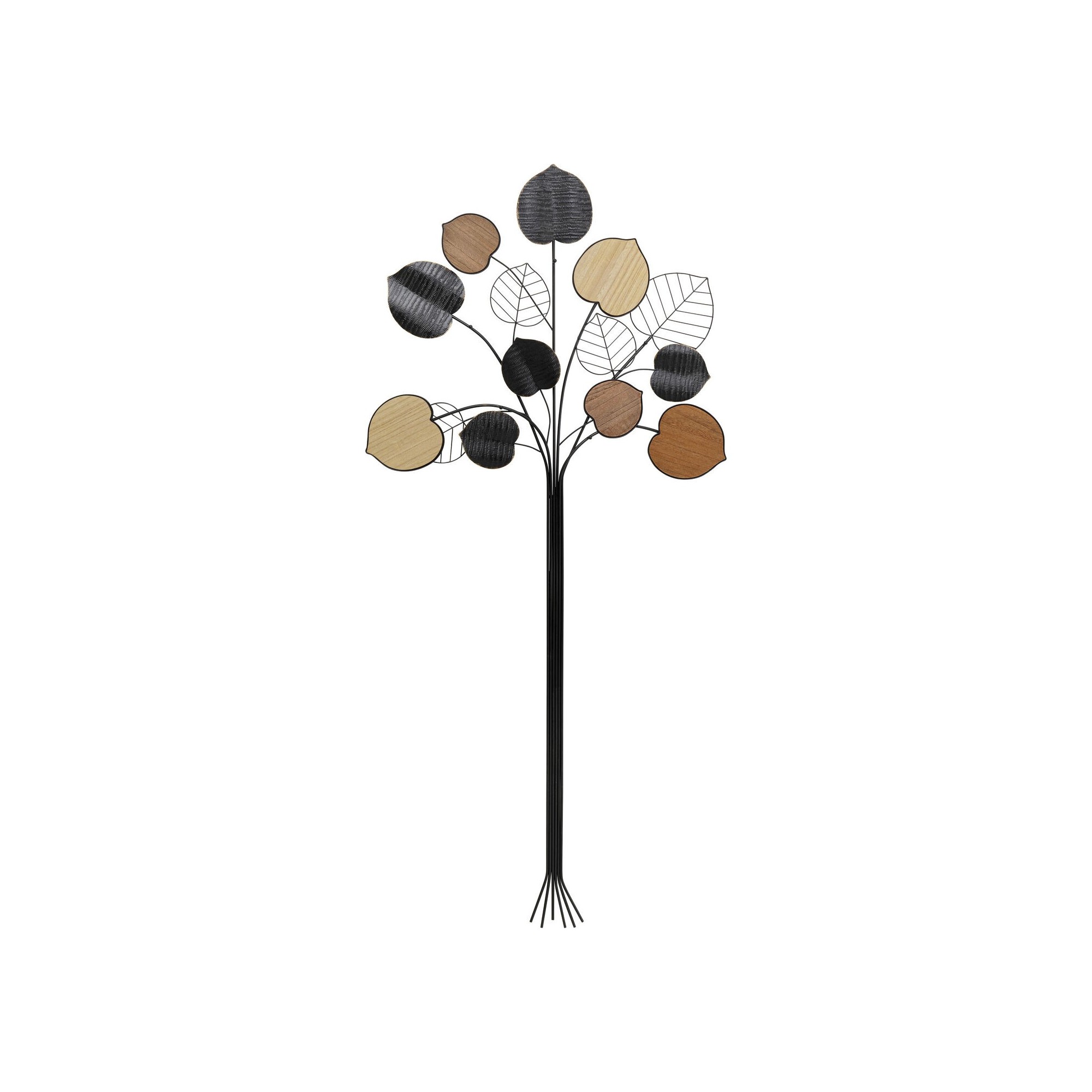 Portemanteau mural feuilles automne 188cm Kare Design
