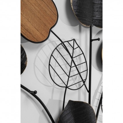 Portemanteau mural feuilles automne 188cm Kare Design