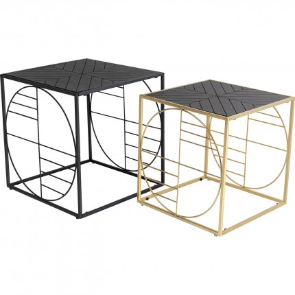 Table basse Techno set de 2 Kare Design